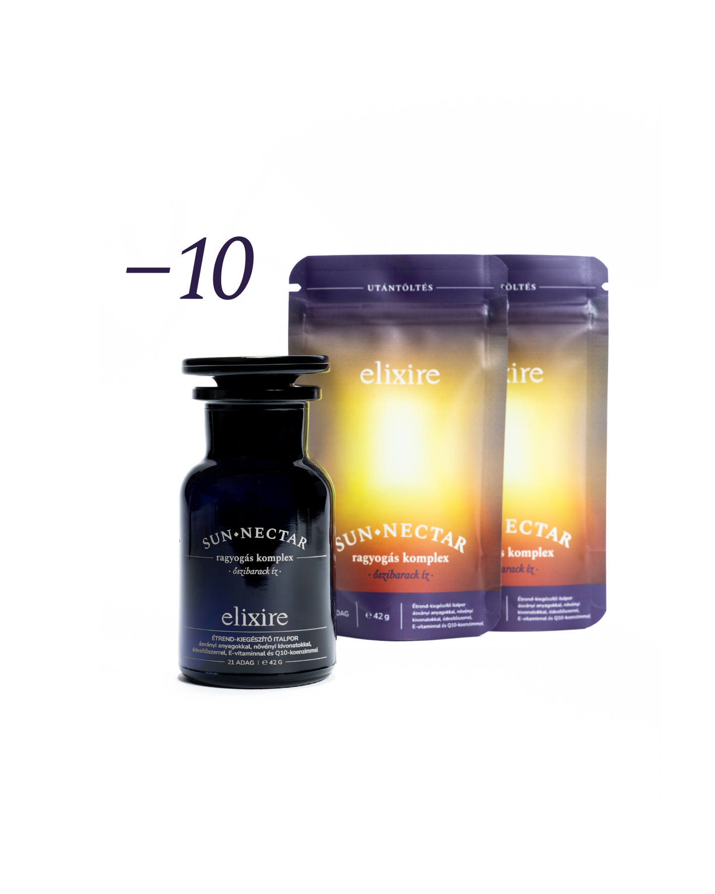 SUN◆NECTAR: ragyogás komplex (karotinoidok, antioxidánsok, Q10) bundle