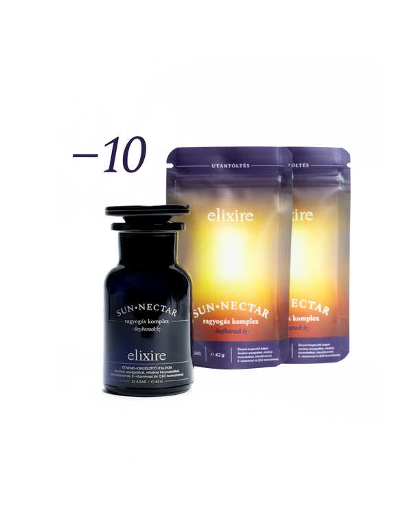 SUN◆NECTAR: ragyogás komplex (karotinoidok, antioxidánsok, Q10) bundle